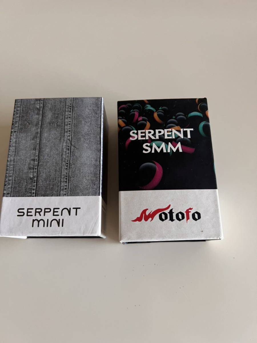 Wotofo SERPENT MINI RTA Wotofo SERPENT SMM RTA 品 電子たばこ VAPE アトマイザー 2個 ...