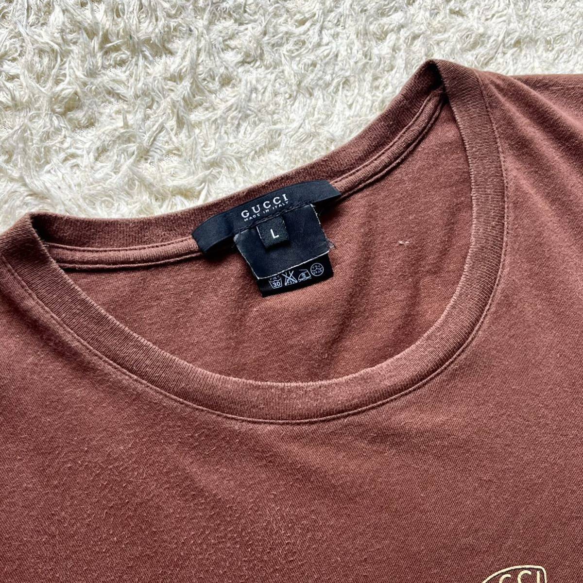 1円~美品○グッチ【夏を制す圧倒的な高級感】GUCCI 半袖 Tシャツ 1円~美品○グッチ【夏を制す圧倒的な高級感】GUCCI 半袖 Tシャツ