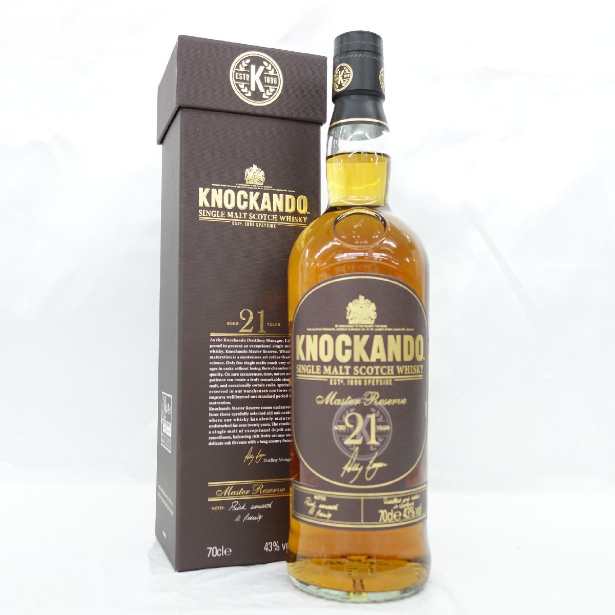 未開栓】Knockando ノッカンドゥ 21年 シングルモルト ウイスキー