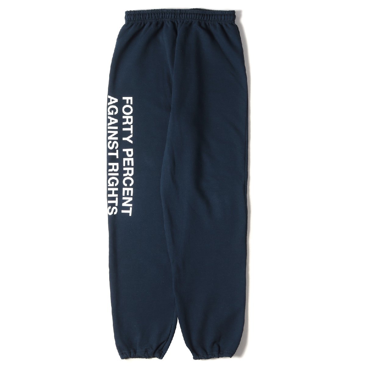 美品 FPAR / FORTY PERCENTS AGAINST RIGHTS フォーティーパーセント アゲインストライツ パンツ サイズ:S スウェットパンツ ネイビー
