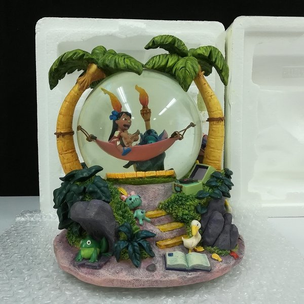 mR347c [人気] Disney リロ&スティッチ スノーグローブ スノードーム