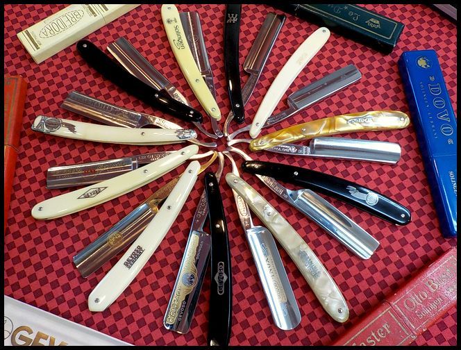 未使用 西洋剃刀 GEVOSO RAZOR 132 カミソリ かみそり レザー 美し