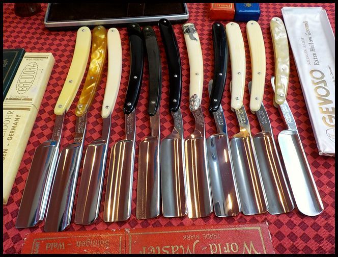 未使用 西洋剃刀 GEVOSO RAZOR 132 カミソリ かみそり レザー 美し