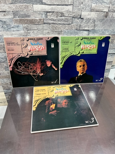LPワールドクラシック カラヤン レコードセット15枚　専用箱付 ワールド クラシック カラヤン WORLD CLASSIC KARAJAN 15枚組 LP