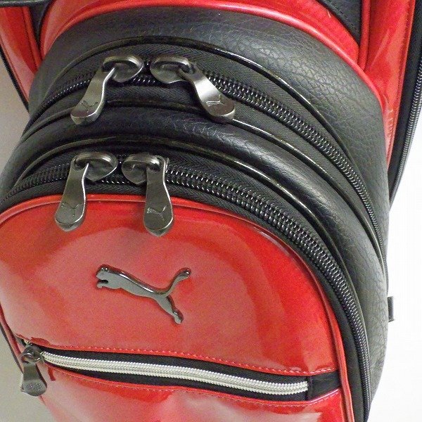 PUMA ゴルフキャディバッグ 867976.04 赤 9.5インチ PUMA プーマ