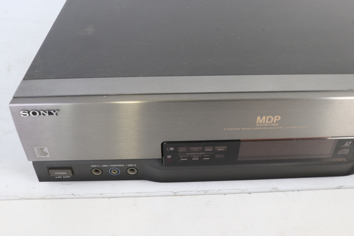 ト足 SONY ソニー MDP-K3 CD CDV LD PLAYER レーザーディスク 映像機器  