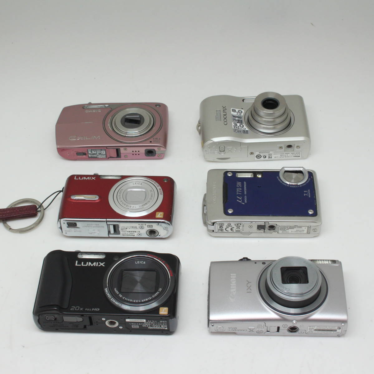 ELSONIC 光学6倍ズームコンパクトデジタルカメラ EZCDC6 ☆コンパクト