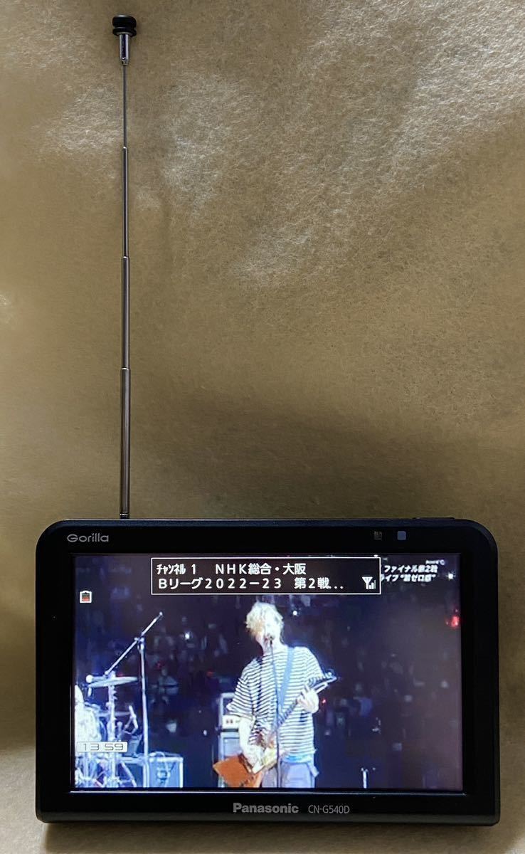 使用頻度少 パナソニック Panasonic 5インチ ポータブルナビ ゴリラ CN