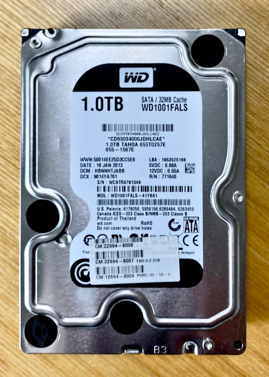 Western Digital／WD1001FALS 【3.5inch、1TB、7200rpm、SATA300】★送料無料_1