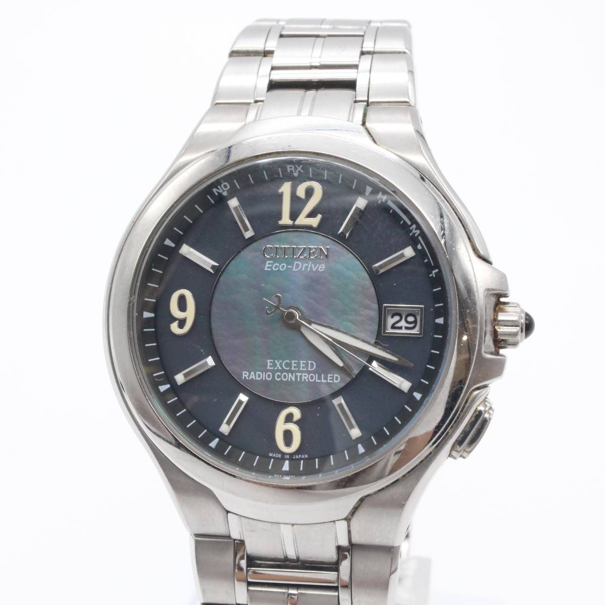 稼働【CITIZEN シチズン】EXCEED エクシード Eco-Drive エコドライブ 