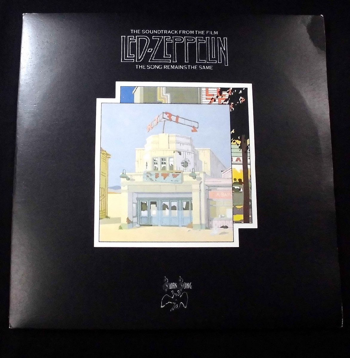○UK-Swan Songオリジナル2LP，w/Booklet，CBS-Cutting!! Led Zeppelin
