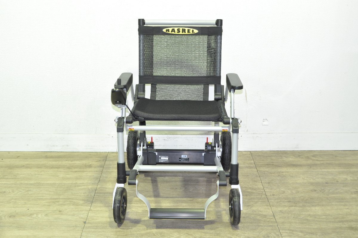 1円スタート・美品】RASREL 折り畳み式電動車いす RASREL-1 YK MM(電動 