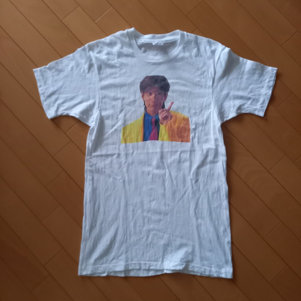 90s old ヴィンテージ hanes ボディ SMAP 中居くん Tシャツ プリント 