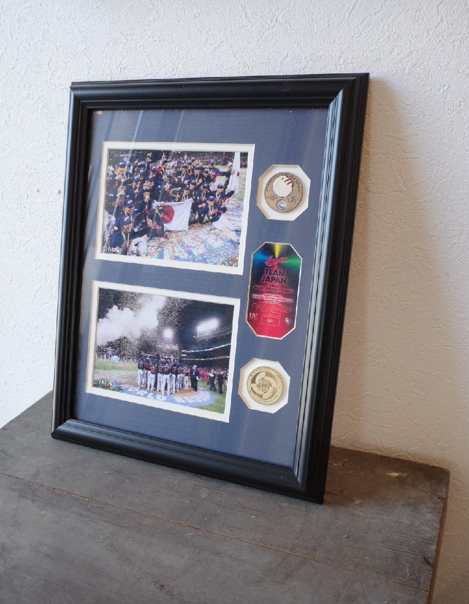 ○限定商品2006WBC優勝記念フォトプラーク メダルパネル ワールド
