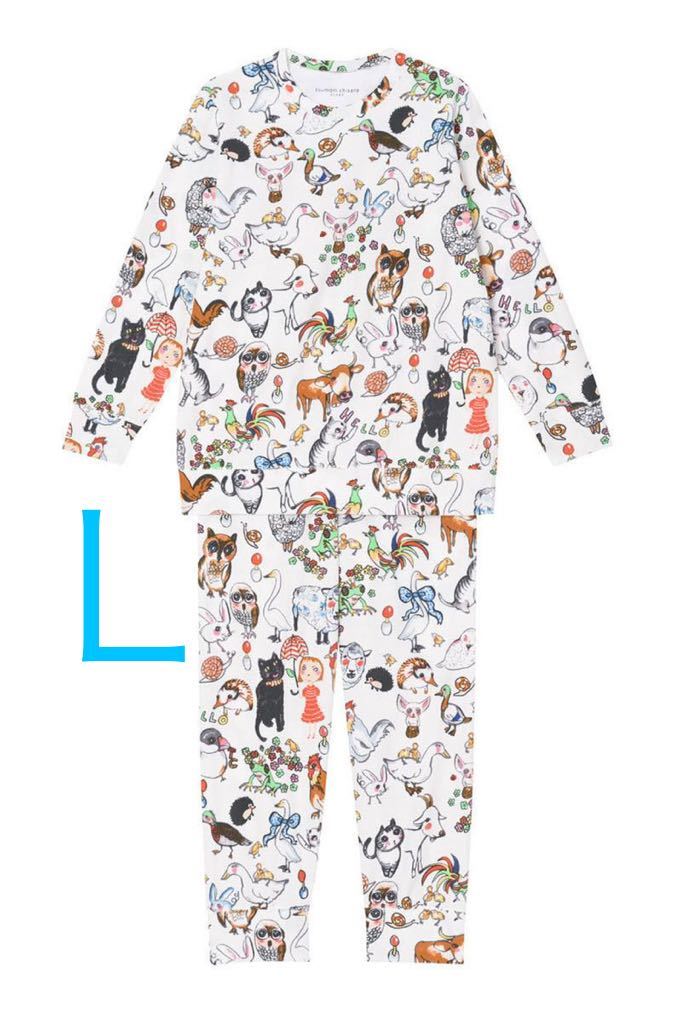 ワコール　ツモリチサトスリープ　パジャマ　Lサイズ UDW456 GY ツモリチサトスリープ パジャマ Lサイズ パイル地 新品 ワコール L