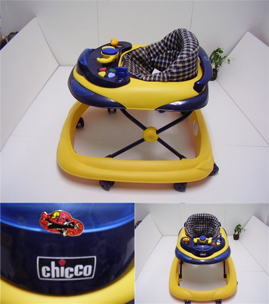 ★Chicco/UFO歩行器/汚れシートシミ有/k908_1