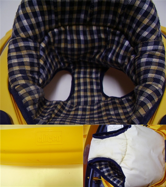 ★Chicco/UFO歩行器/汚れシートシミ有/k908_3