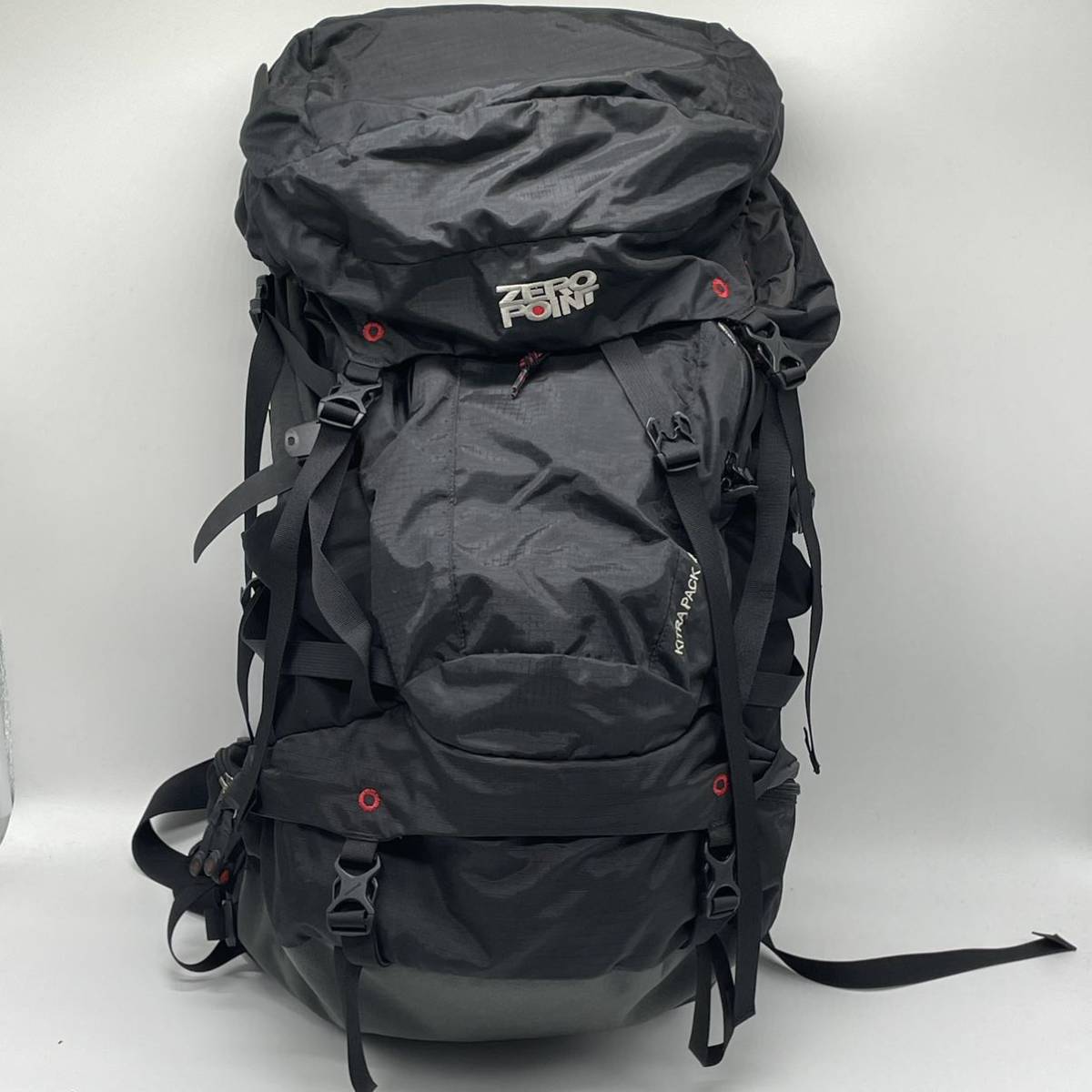 【BN362】やや使用感有り mont-bell ZERO POINT モンベル ゼロポイント KITRA PACK 40 リュックサック バックパック ブラック