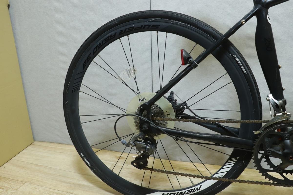 □MERIDA メリダ GRAN SPEED 250 クロスバイク SHIMANO 2X8S サイズ47 