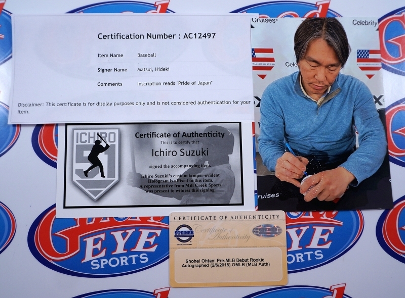 大谷翔平直筆サインボール・アメリカ大手 PSA/DNA認証付き