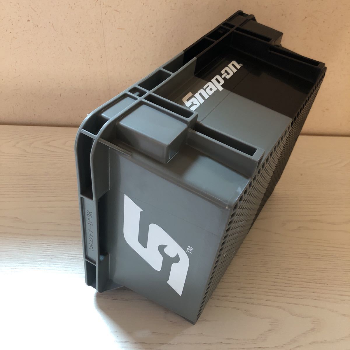 新品 限定 スナップオン ハーフカラー コンテナボックス グレー 