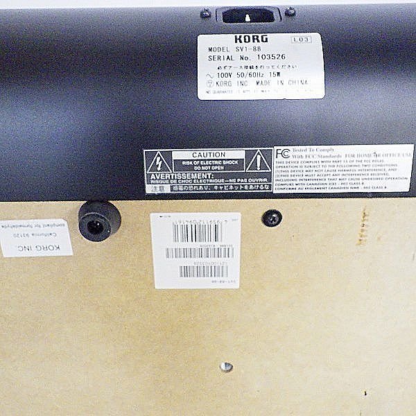☆KORG/コルグ SV1-88 BK/SV-1 Black - STAGE VINTAGE PIANO/ステージ 