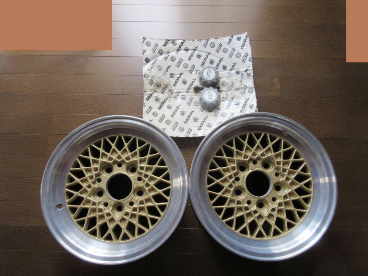 BBS ホイール 当時物 PCD120 KBA40374 14インチ 6.5J +22 2本 新品未 