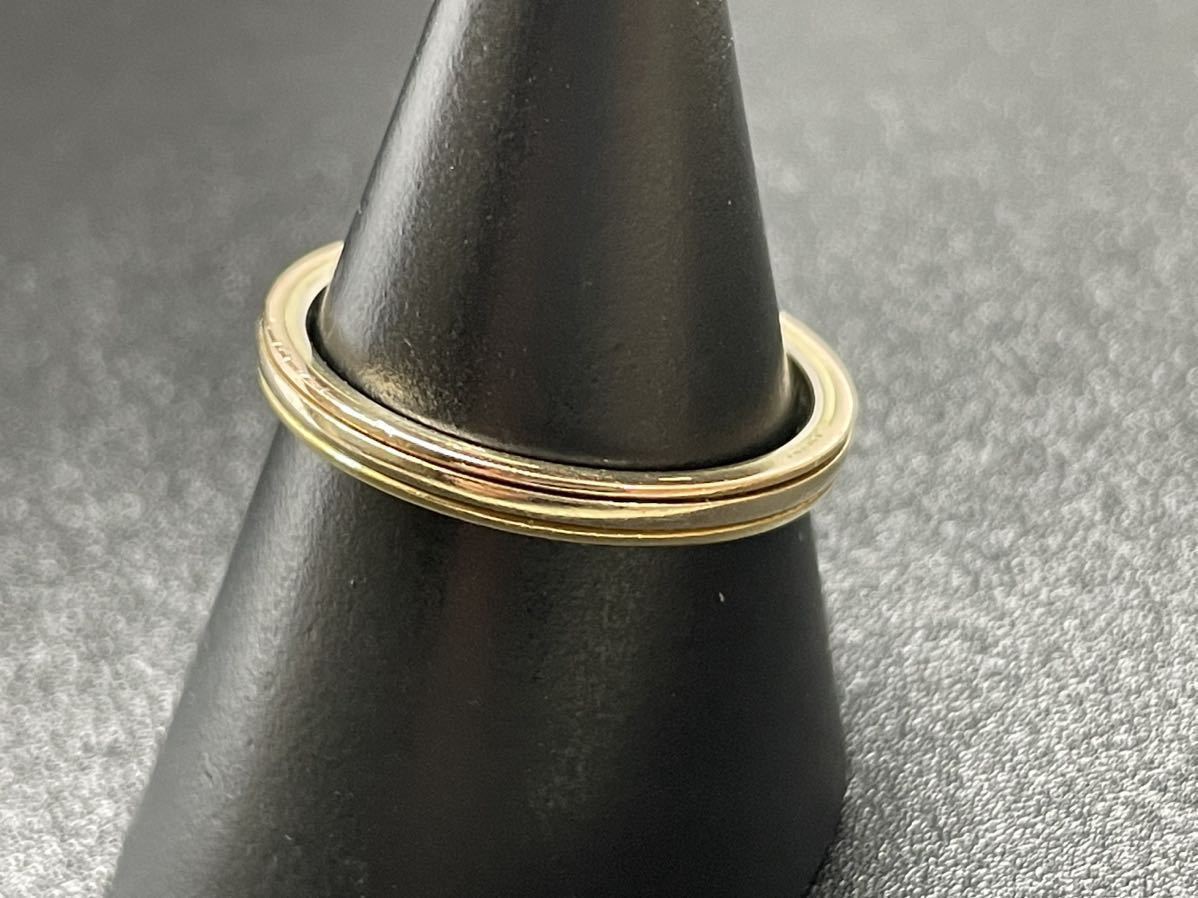 Cartier750ゴールド 3連リング 1988年製