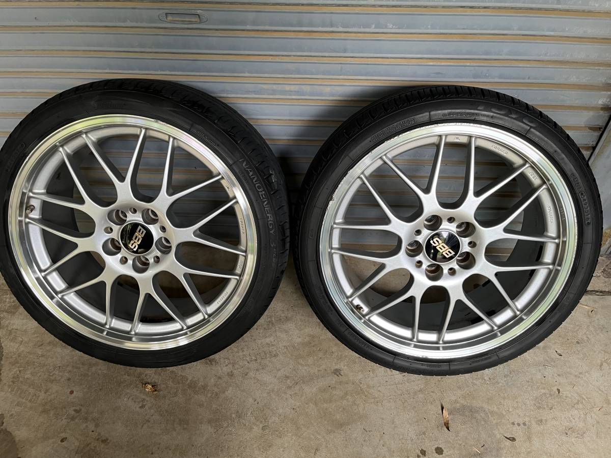 BBS 19インチ 4本セット売り切り、ジャンク品 タイヤホイールセット245 