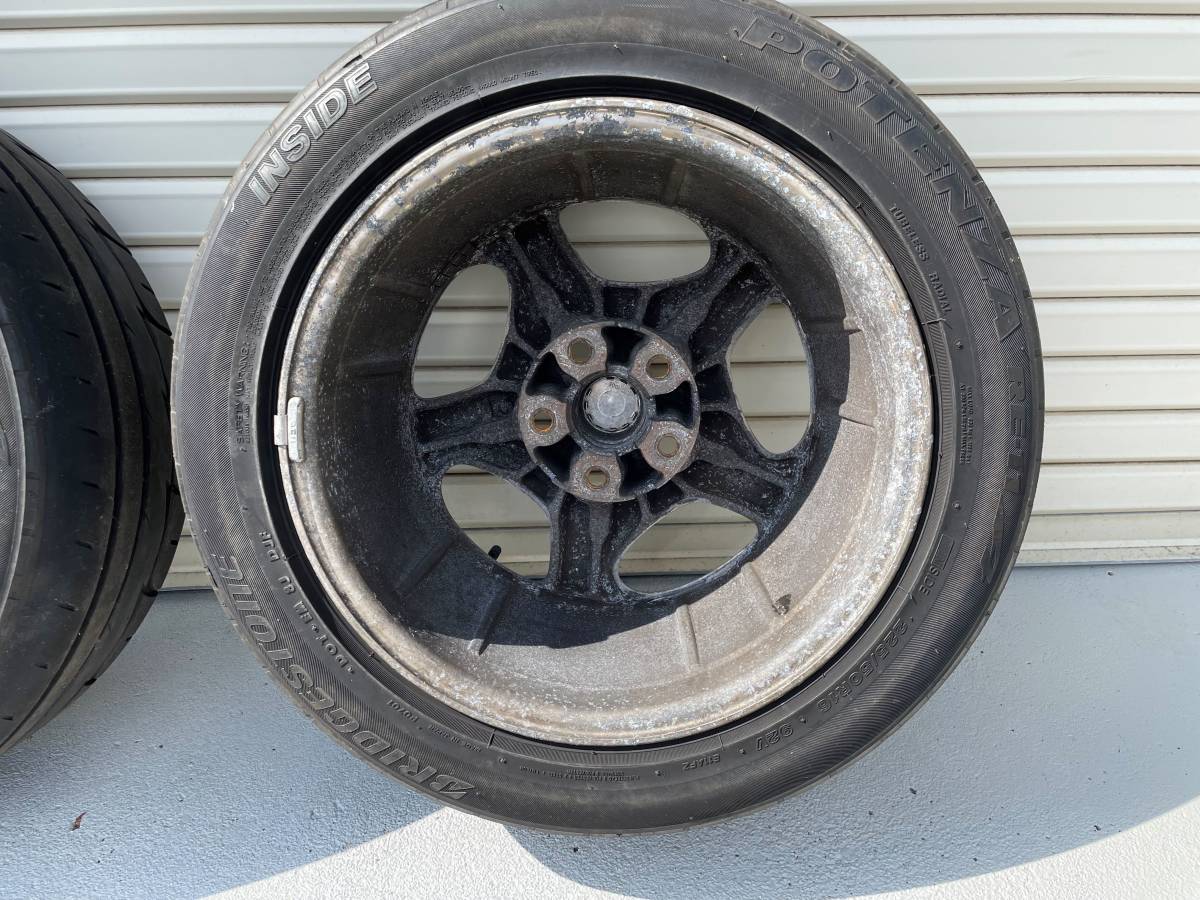 ①日産 フェアレディZ Z32 300ZX US純正 16x8.5JJ ブライトポリッシュ