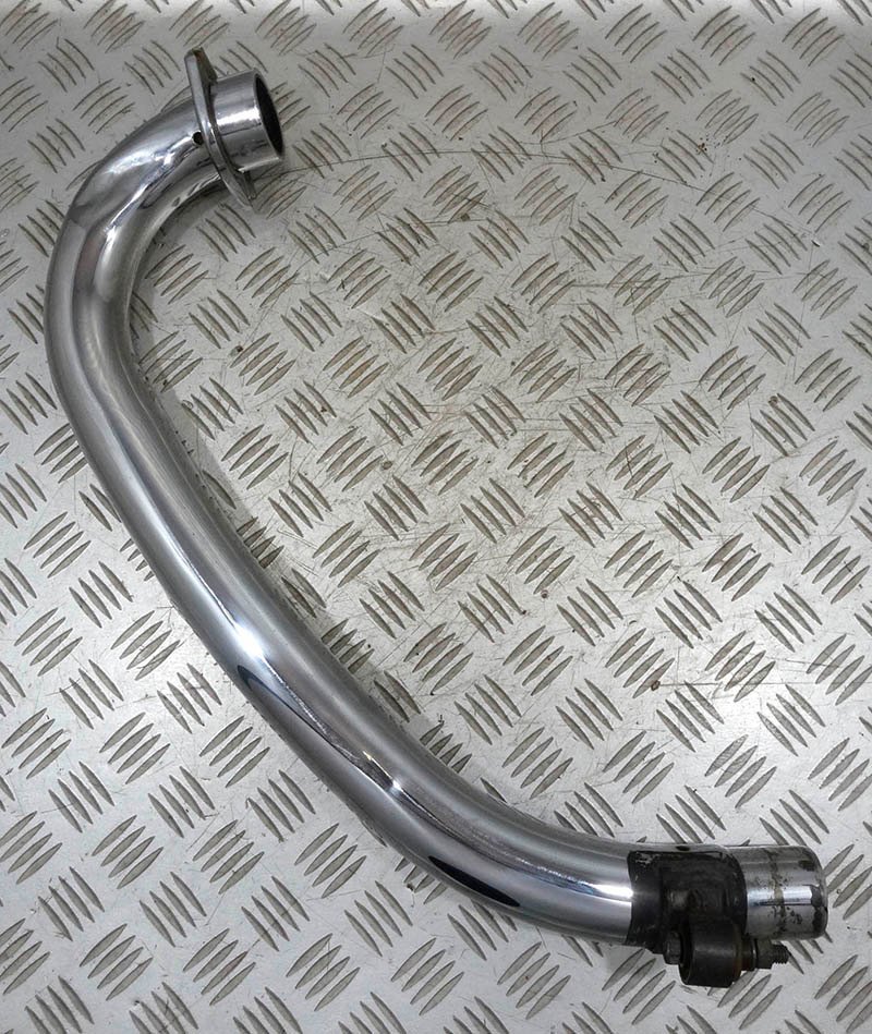 SR400 1JR 純正エキパイ エキゾーストパイプ 刻印H e91-10s10(マフラー
