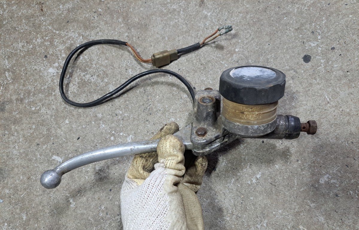 GS400 スズキ純正 マスターシリンダー 一式 当時物 フロントフォーク キジマ ダブルディスク ザリ ゴキ GT380 