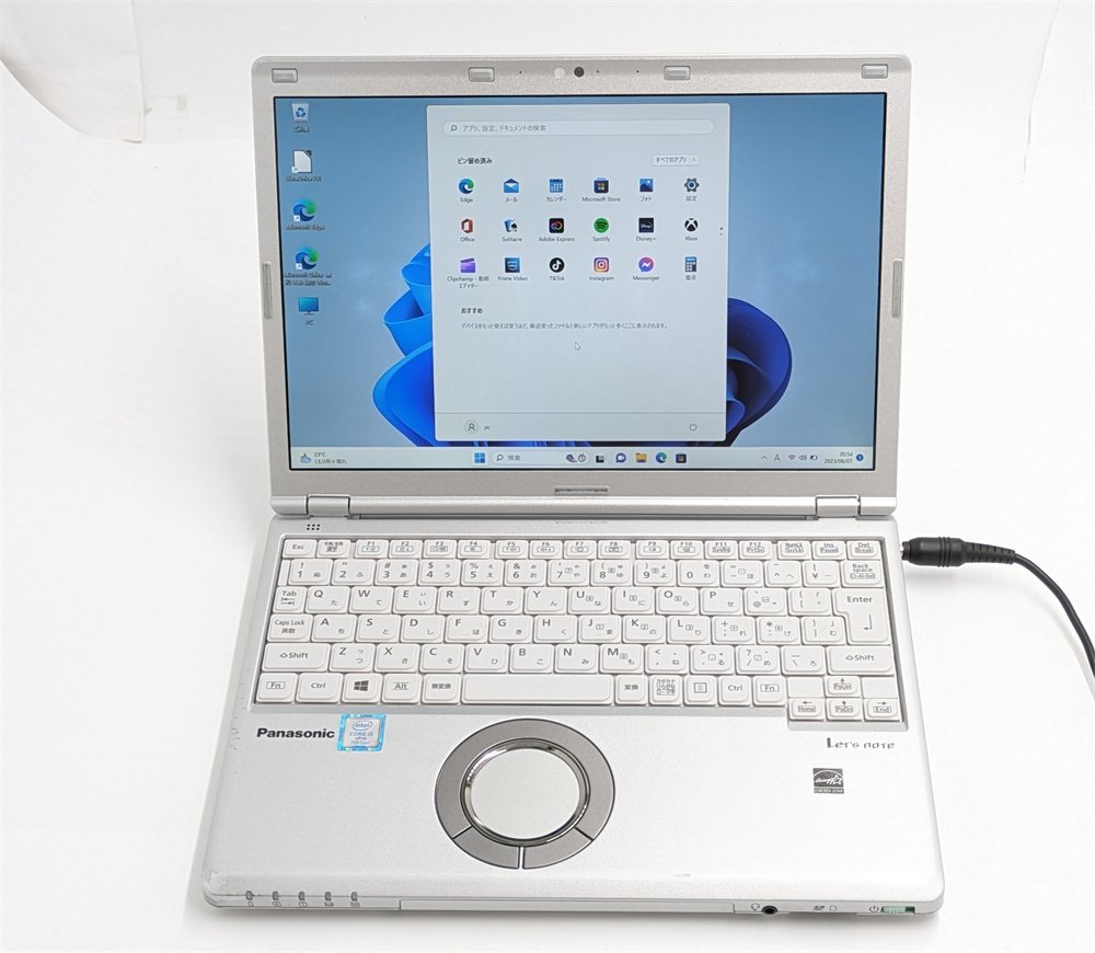 送料込 日本製 高速SSD LTE対応 ノートPC Panasonic CF-SZ6YFLVS 中古