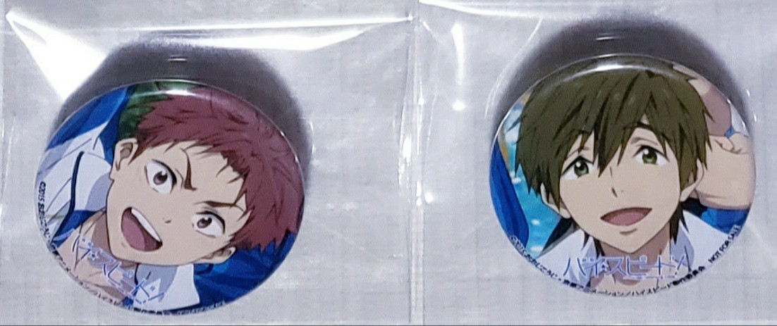 Free! ハイ☆スピード　DVD アニメガ　文教堂　特典　缶バッジ 映画 ハイスピード! Free! Starting Days 缶バッジ 文教堂 アニメガ