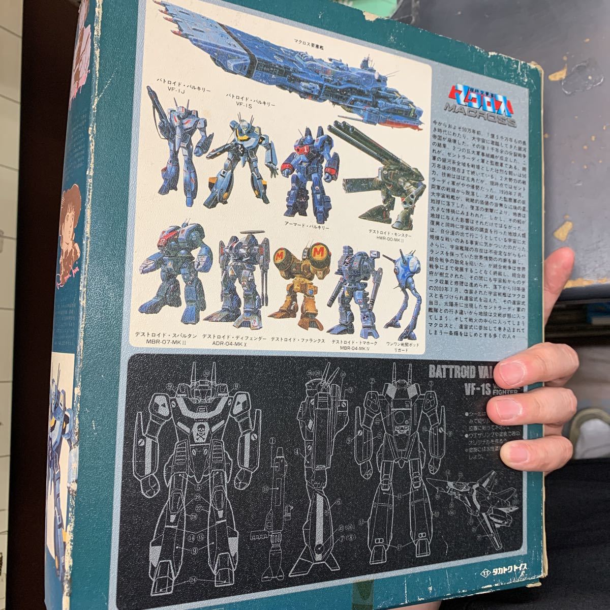 当時物 タカトクトイス タカトク 超時空要塞マクロス 1/55 バトロイド