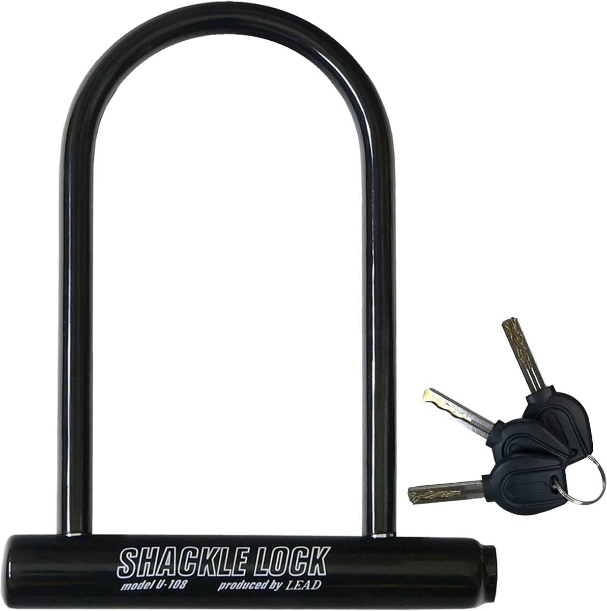 リード工業(LEAD) シャックルロック ブラック 108×205mm U-108_1