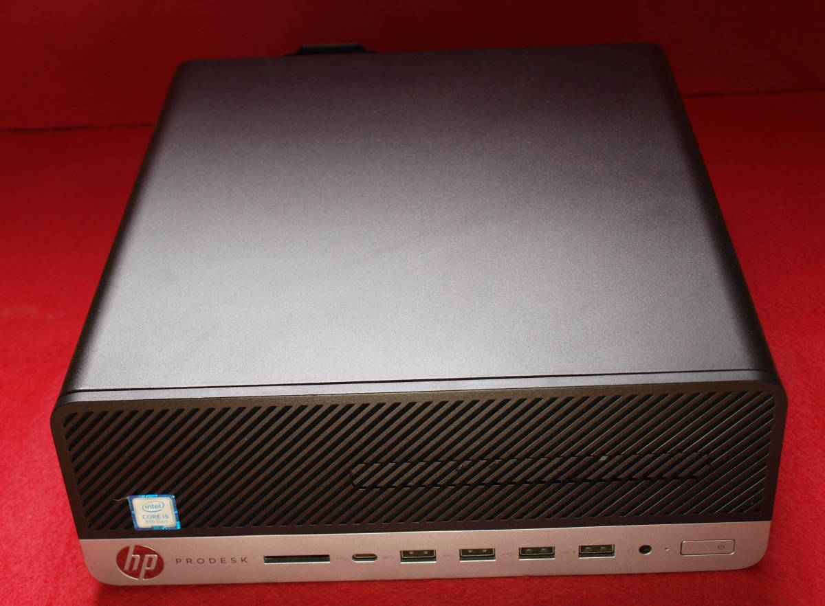 整備済・美品】HP ProDesk600 G4 SFF Intel Core i5-8500 3.0GHz SSD256GB HDD2TB