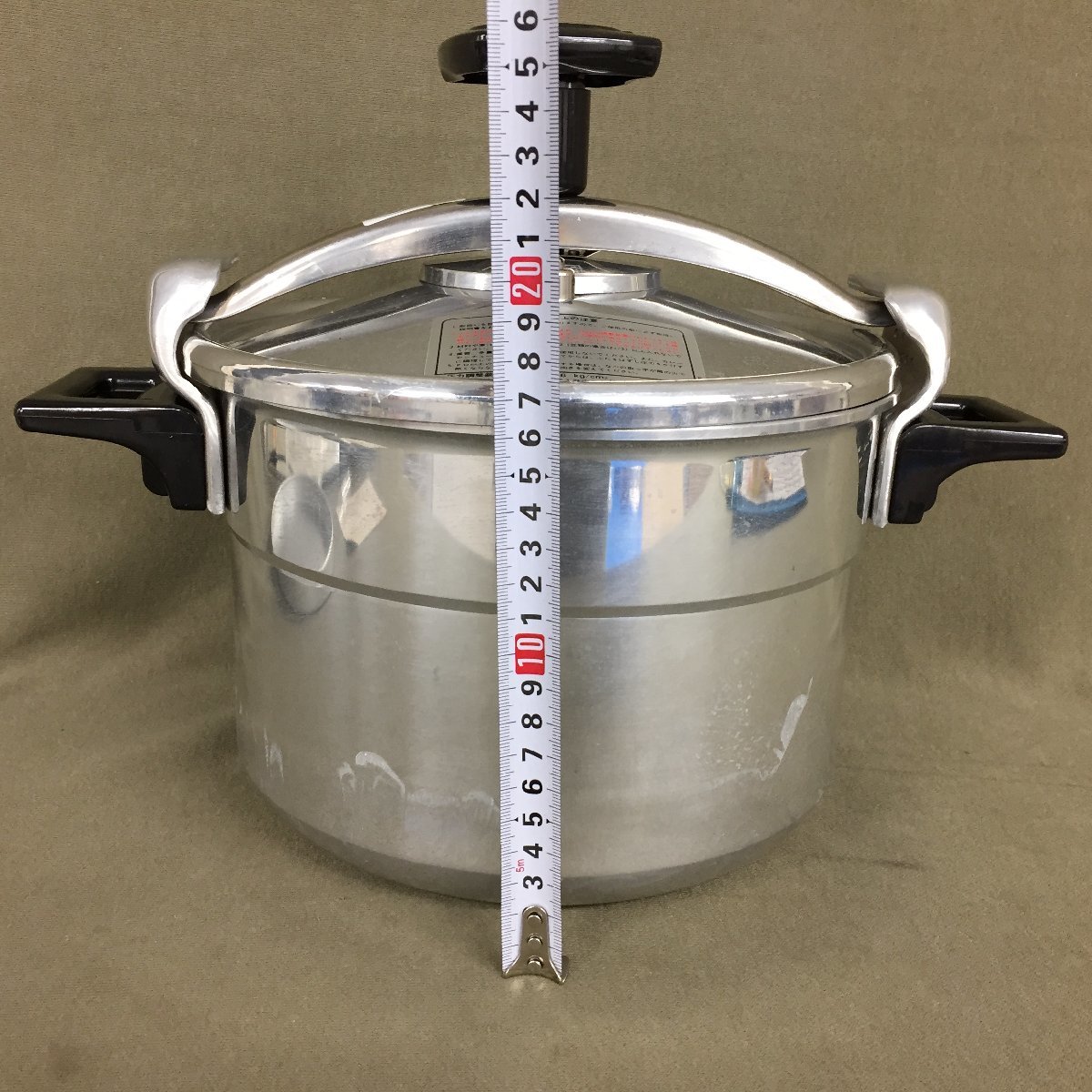 ☆10―012☆圧力鍋 セブ ALU アルミ製 6L 家庭用 調理器具 圧力