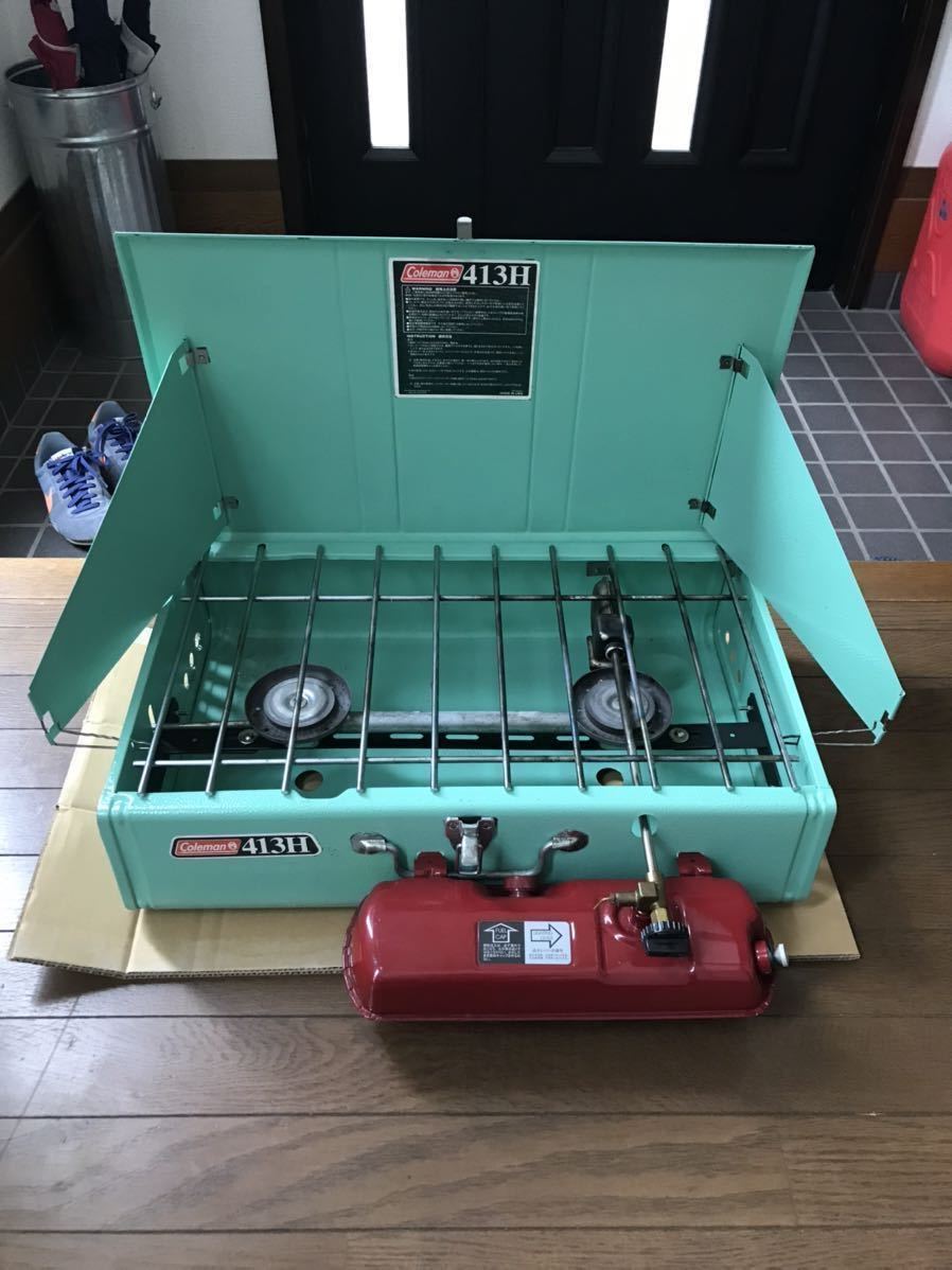 Coleman ツーバーナーコンロ グリーン 413H Coleman コールマン