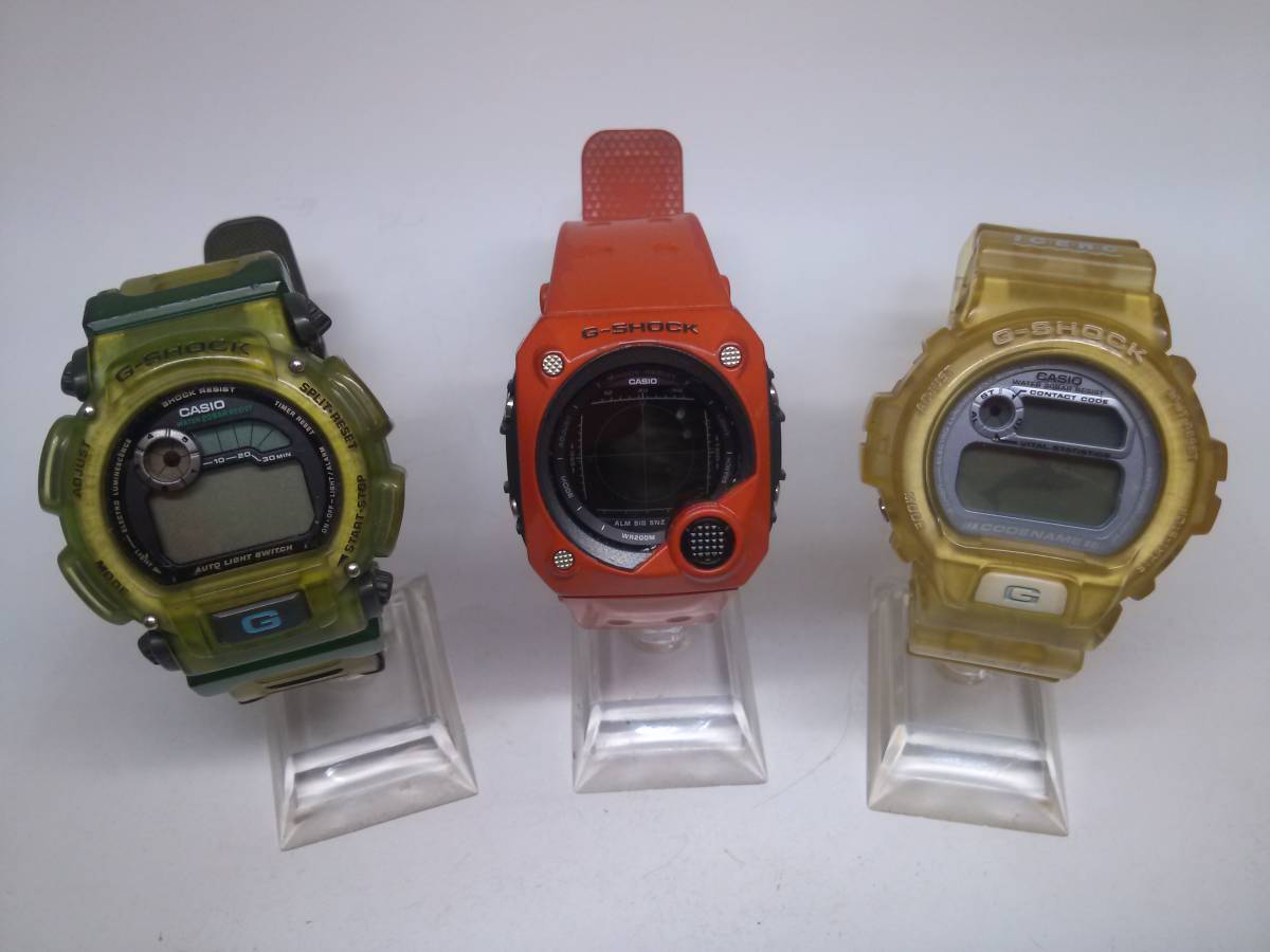 CASIO カシオ G-SHOCK 腕時計 DW-6910 G-8000 DW-9000 3点セット 中古。_1