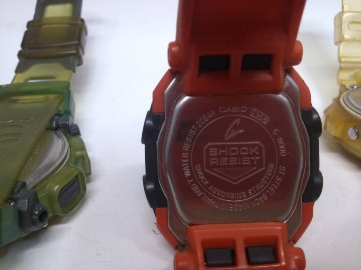CASIO カシオ G-SHOCK 腕時計 DW-6910 G-8000 DW-9000 3点セット 中古。_9