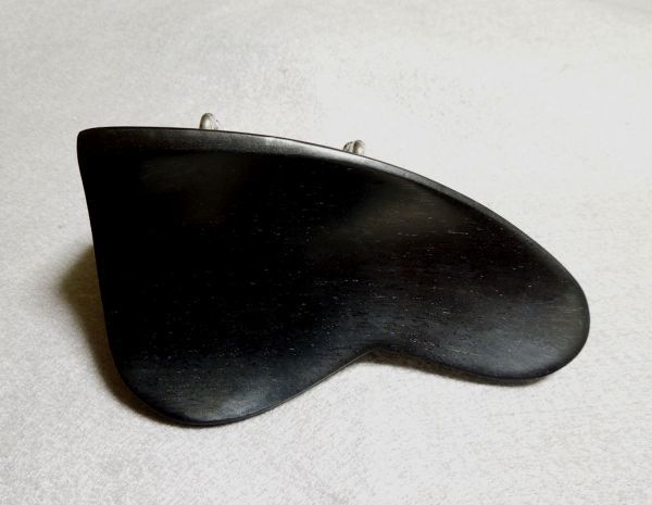 △あご当て Berber型 Ebony 4/4 4⁄4 Ebony △あご当てHamburg
