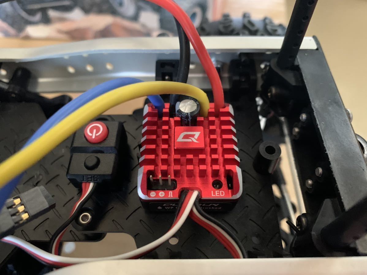 タミヤ CR-01 ランドクルーザー40 ESCサーボ付き スペアボディ付き クローラー _2