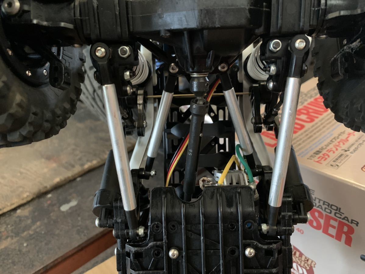 タミヤ CR-01 ランドクルーザー40 ESCサーボ付き スペアボディ付き クローラー _5