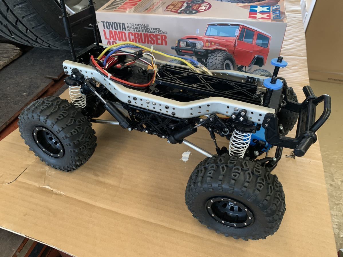 タミヤ CR-01 ランドクルーザー40 ESCサーボ付き スペアボディ付き クローラー _6