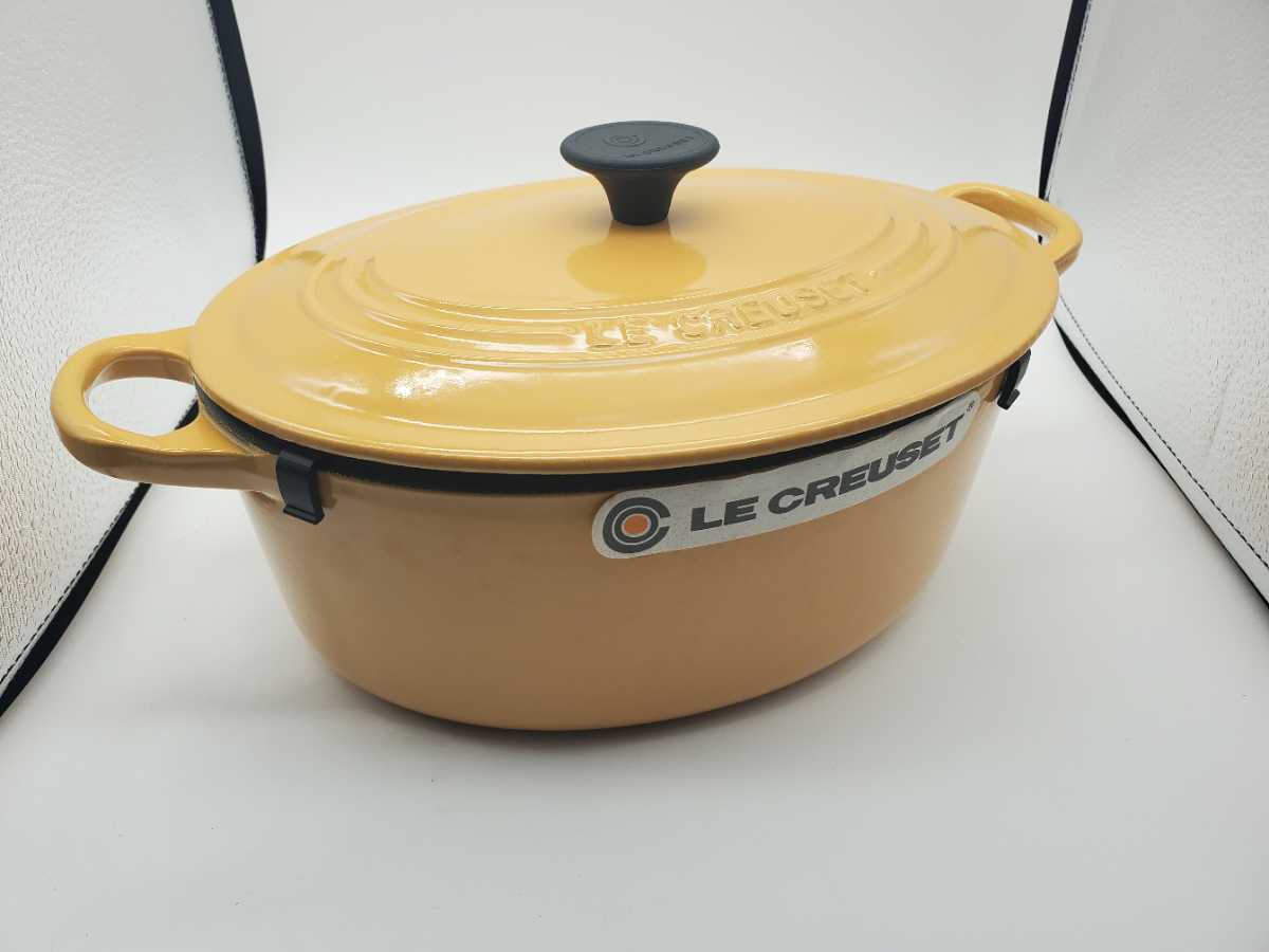 ル・クルーゼ オーバル イエロー 25cm | HAUSARZT-ISING.DE