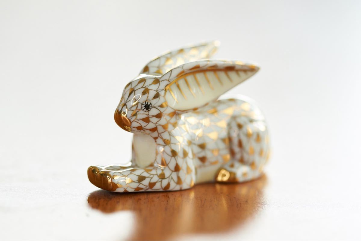 ヘレンド フィギリン ウサギ 置物 HEREND ヘレンド うさぎ ヘレンド