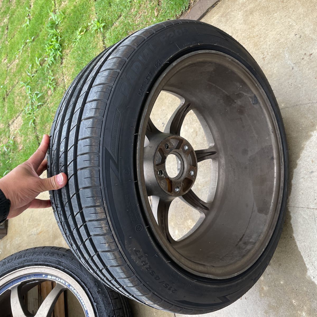 weds sports wheel ウェッズ スポーツ ホイールSA-90 タイヤバリ溝 