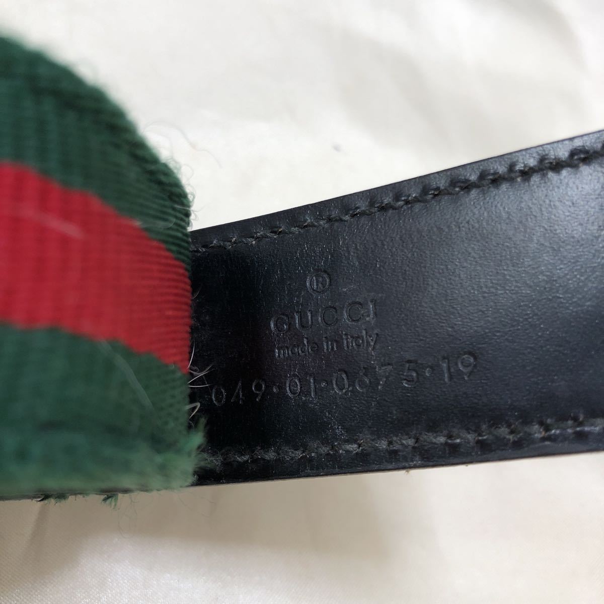GUCCI グッチ 犬用品 3点セット 首輪 リード 大型犬用 ジャンク品 