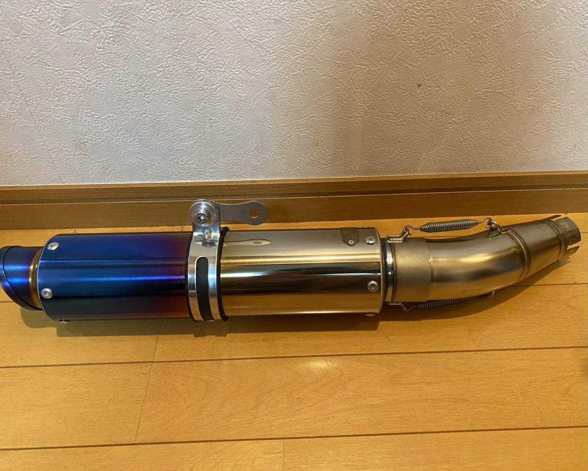 美品 CB400SF/SB NC42 マーベリック チタン スリップオンマフラー Mv83 